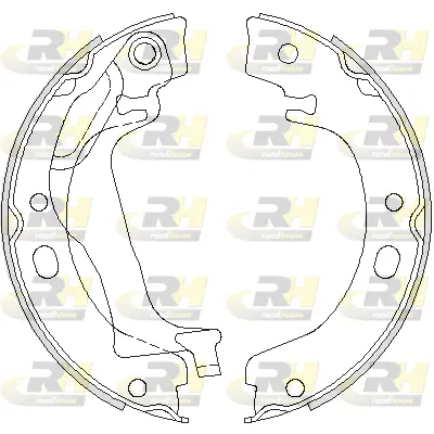 Brake Shoe, parking brake (4753.00)