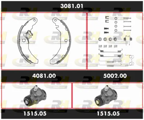 Brake Kit, drum brake (3081.01)