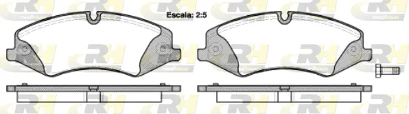 Brake Pad Set, disc brake (21409.00)