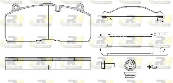 Brake Pad Set, disc brake (JSX 21316.80)