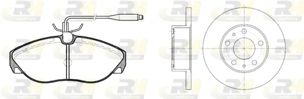 Brake Kit, disc brake (8486.00)