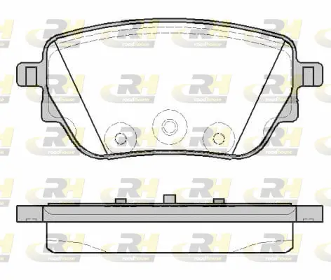 Brake Pad Set, disc brake (21838.00)
