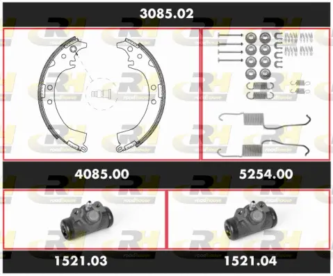 Brake Kit, drum brake (3085.02)