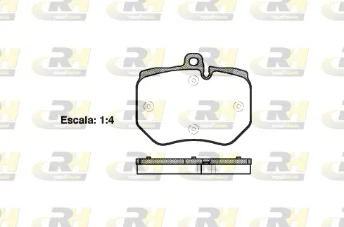 Brake Pad Set, disc brake (21400.00)