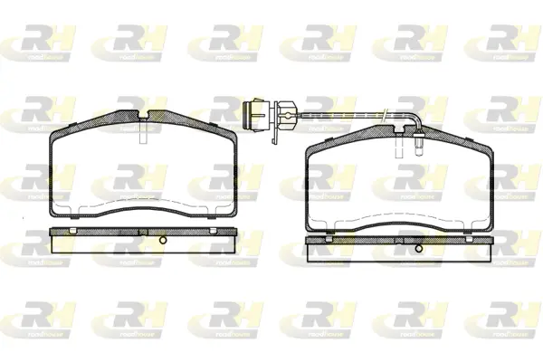 Brake Pad Set, disc brake (2448.02)