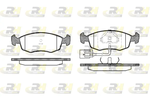 Brake Pad Set, disc brake (2172.22)