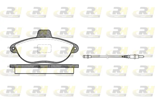 Brake Pad Set, disc brake (2602.02)