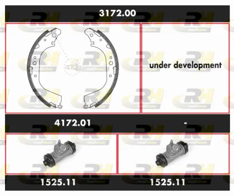 Brake Kit, drum brake (3172.00)