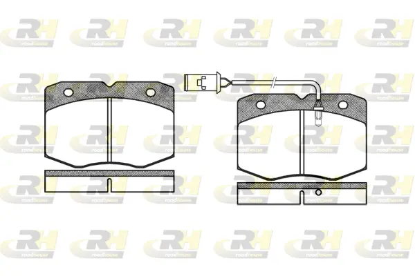 Brake Pad Set, disc brake (2435.02)