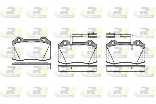 Brake Pad Set, disc brake (2434.32)