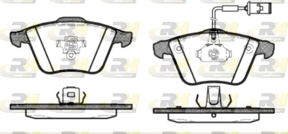 Brake Pad Set, disc brake (2964.52)