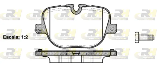 Brake Pad Set, disc brake (21408.00)