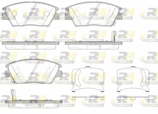 Brake Pad Set, disc brake (21824.02)