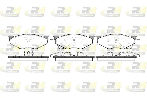 Brake Pad Set, disc brake (2551.00)