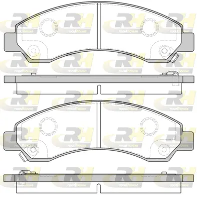 Brake Pad Set, disc brake (21456.04)