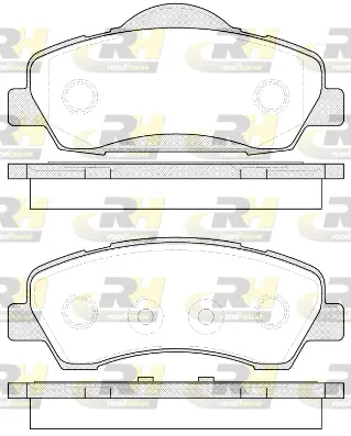 Brake Pad Set, disc brake (21530.00)