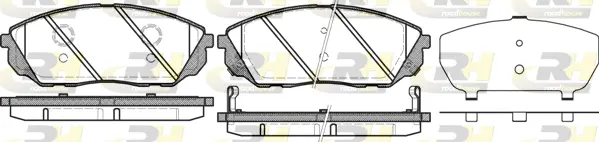 Brake Pad Set, disc brake (21041.12)