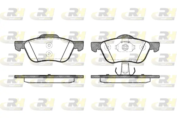 Brake Pad Set, disc brake (2844.00)