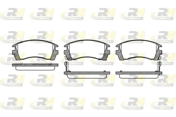 Brake Pad Set, disc brake (2363.02)