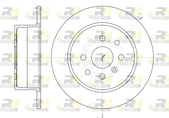 Brake Disc (6454.00)