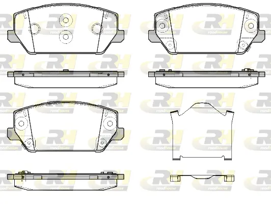 Brake Pad Set, disc brake (21809.02)