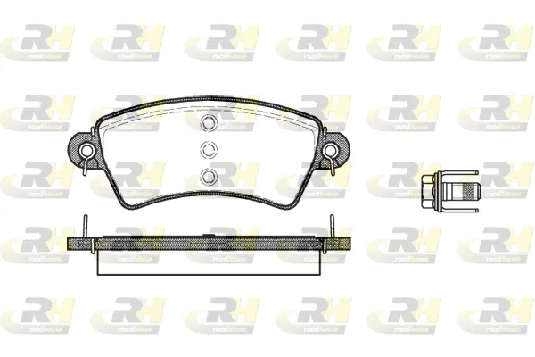 Brake Pad Set, disc brake (2726.00)