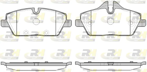 Brake Pad Set, disc brake (21131.30)