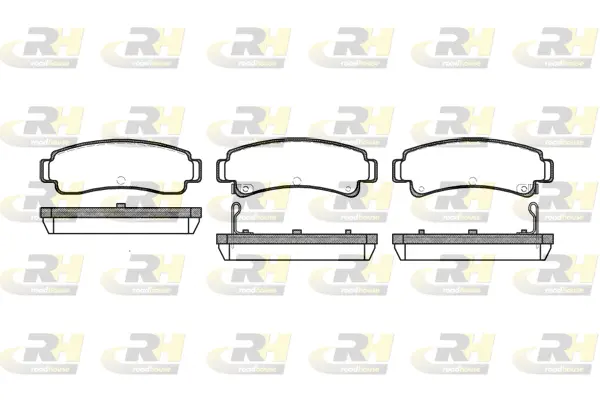 Brake Pad Set, disc brake (2302.12)