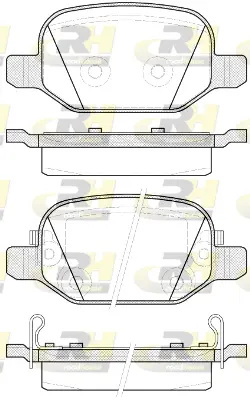 Brake Pad Set, disc brake (2727.52)