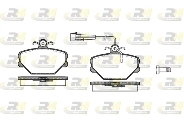 Brake Pad Set, disc brake (2264.02)