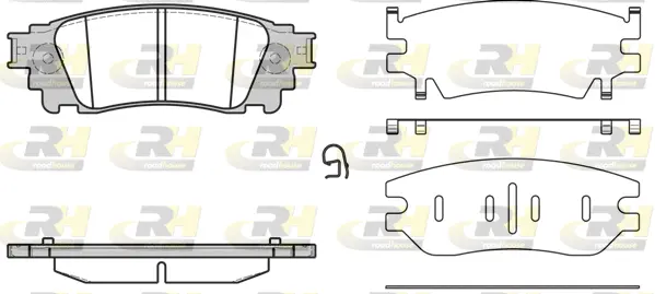 Brake Pad Set, disc brake (21636.00)