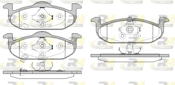 Brake Pad Set, disc brake (21490.01)