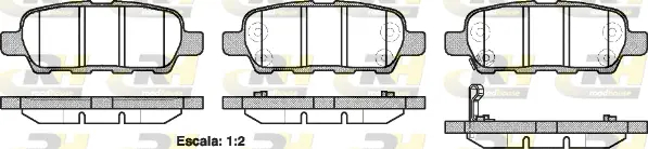 Brake Pad Set, disc brake (2876.21)