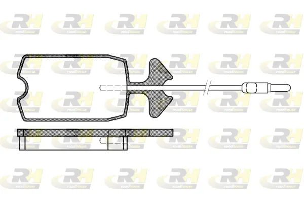 Brake Pad Set, disc brake (2034.14)