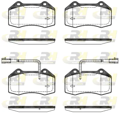 Brake Pad Set, disc brake (21113.22)