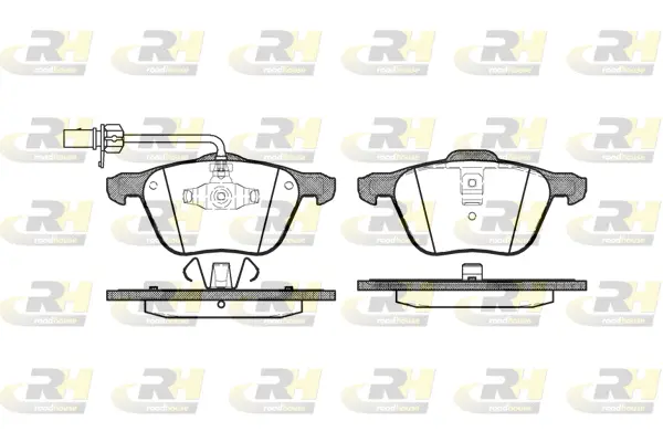 Brake Pad Set, disc brake (2836.02)