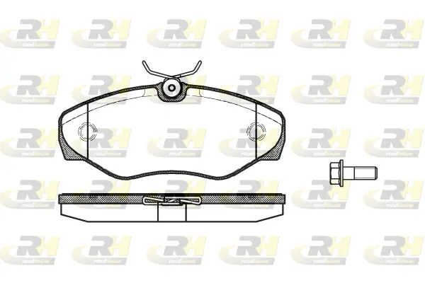 Brake Pad Set, disc brake (2834.10)