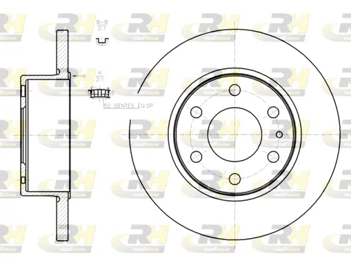 Brake Disc (61274.00)