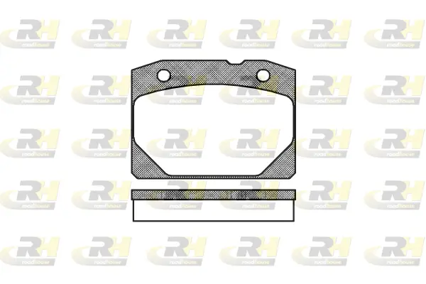 Brake Pad Set, disc brake (2080.00)