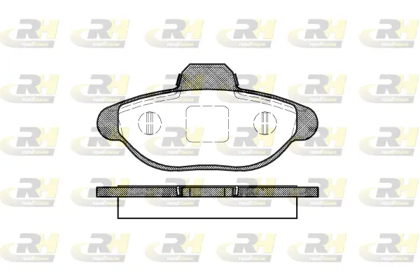Brake Pad Set, disc brake (2414.10)