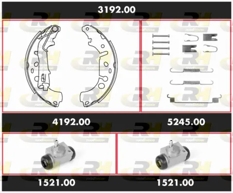 Brake Kit, drum brake (3192.00)