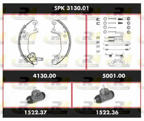 Brake Kit, drum brake (SPK 3130.01)