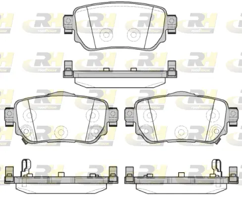 Brake Pad Set, disc brake (21582.02)