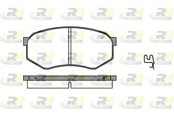 Brake Pad Set, disc brake (2148.34)