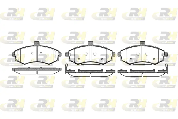 Brake Pad Set, disc brake (2893.02)