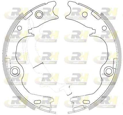 Brake Shoe, parking brake (4252.00)