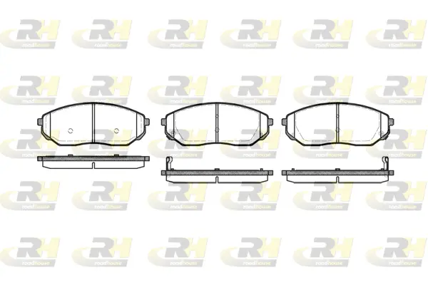 Brake Pad Set, disc brake (21041.02)