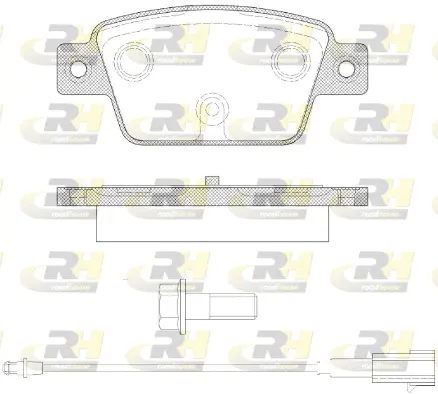 Brake Pad Set, disc brake (2861.12)