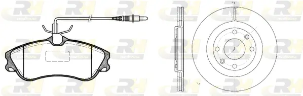 Brake Kit, disc brake (8634.00)