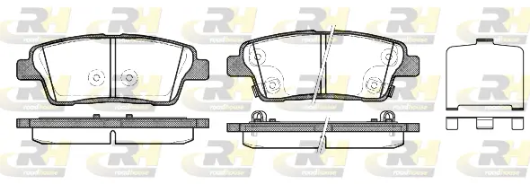 Brake Pad Set, disc brake (21458.02)
